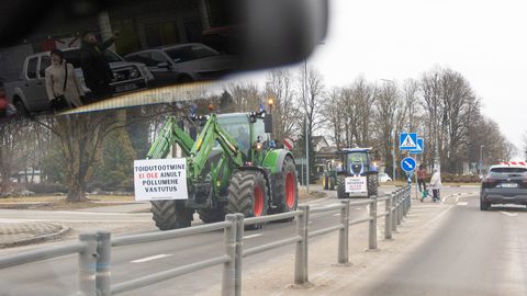 PÕLLUMEES PROTESTIAKTSIOONIL ⟩ Juba täna on lõpetajaid, tehnikat on palju müügis, sama on ka põllumajandusmaaga