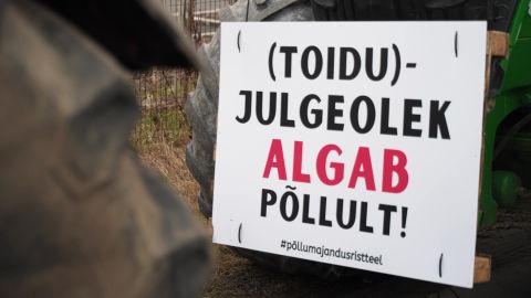 VIDEO ⟩ Teraviljakasvataja põllumeeste aktsioonist: meil on jõudu vajadusel ka karmimaid vahendeid kasutada