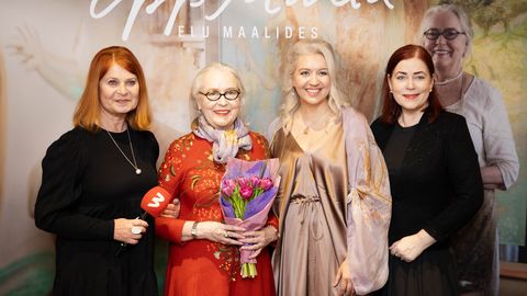 GALERII ⟩ Särav Eesti kunstnik sai oma portreefilmi – ja sama säravad inimesed tulid esilinastusele