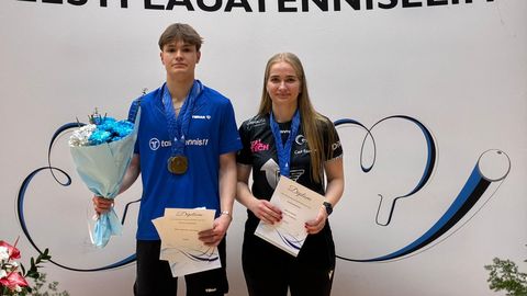 Lauatennise Eesti meistriteks krooniti Pert Marten Lehtlaan ja Airi Avameri