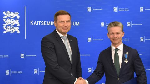 Rootsi kaitseminister pälvis teeneteristi