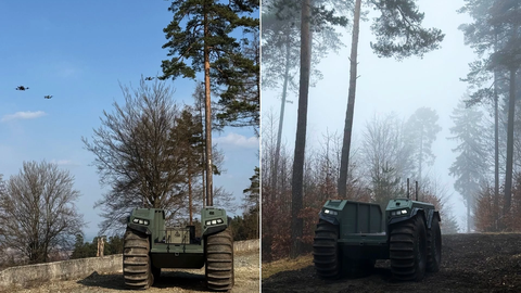 VAATA VIDEOT ⟩ USA armee valis välja ka vees ujuva maismaadrooni