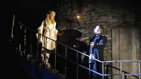 Tallinnas käinud «The Phantom of the Opera» peaosatäitjad kohtusid Eesti «Ooperifantoomi» staaridega