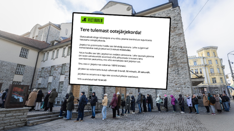 FOTO ⟩ «Rahamaa» piletihullus tekitas kaose: järjekorrad ulatusid tänavale, veebis ootas üle 10 000 inimese