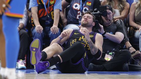 VIDEO ⟩ Luka Doncic sai põhihooaja lõppfaasis vigastada