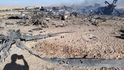 VIDEO ⟩ Iraani riigimeedia avaldas kaadrid väidetavast USA hävitajate allakukkumise kohast