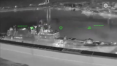 VIDEO ⟩ Uus nätakas: Ukraina ründas Venemaa viimast Kalibr-rakettidega relvastatud fregatti Mustal merel