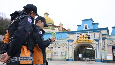 Lõuna-Koreas pani loomaaiast plehku end aedikust välja kaevanud hunt