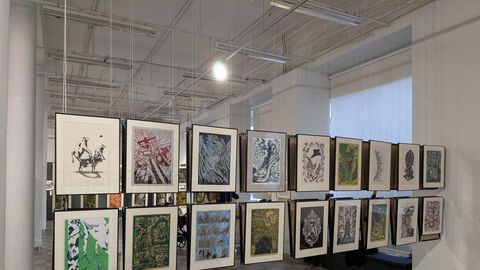 ARVUSTUS ⟩ Fantaasiarikas ja meeleolukas graafika Pallase galeriis