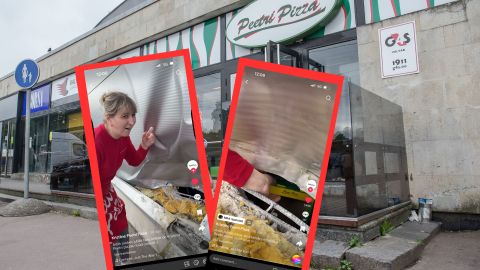 VAHVA VIDEO ⟩ «Tellimise võimalus introvertidele!» Kristiine Peetri Pizza pööras seinas haigutava augu naljaks