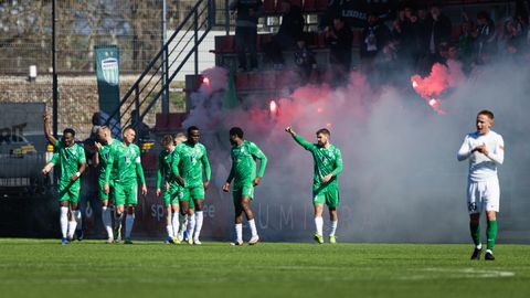 Teisel poolajal üles ärganud Levadia ronis Saaremaal august välja ja jätkas head hoogu
