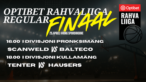 JÄRELVAADATAV ⟩ Korvpalli Optibet Rahvaliiga põhja regiooni medalimängud