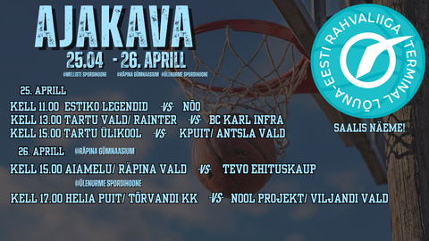 Terminal Lõuna-Eesti Rahvaliiga laupäevane mängupäev