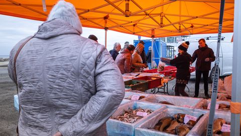 FOTOD ⟩ Kalasadamate külalised trotsivad tujukat ilma