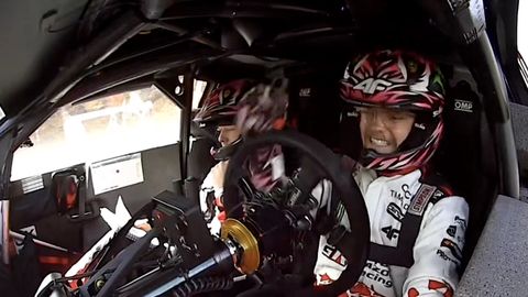 VIDEO ⟩ Ogier'ga esikoha nimel võidelnud Solberg sõitis Toyotalt ratta alt ära ja katkestas