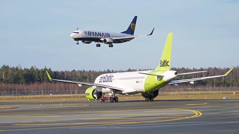 Ryanairi juht ennustab kahele suurele Euroopa lennufirmale peatset pankrotti