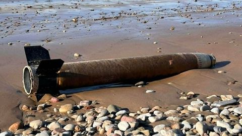 Ida-Virumaal avastati rannast raketimootori kest