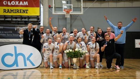 Tugev kaitsemäng kindlustas Tartu Ülikooli naiskonnale pronksmedali
