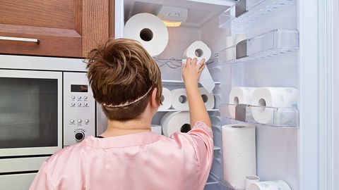 Ebatavaline nipp: miks panna tualettpaberi rull külmikusse?