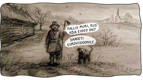 JUURIKAS ⟩ Allan Hmelnitski joonistus