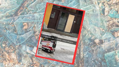 KARM VIDEO ⟩ Tallinnas lendas nooruk läbi mahajäetud maja ukseklaasi