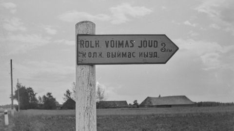 «Valida tuli halva ja veel halvema vahel.» Raamat näitab, kuidas Eesti talud sunniga kolhoosideks muudeti