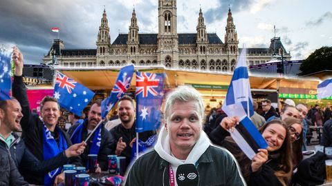 VIDEOREPORTAAŽ VIINIST ⟩ Poolfinaali eelne melu Eurokülas – rohkem nagu Õllesummeri pidu kui lauluvõistlus