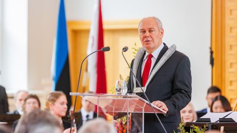 VIDEO ⟩ Tallinna Ülikooli asus juhtima rektor Priit Reiska koos uue rektoraadiga