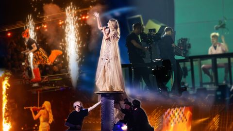FINAALI TELGITAGUSED ⟩ Suur glamuurne Eurovisioon peetakse «linnahallis» ja kes oli see salapärane kuulsus minu kõrval
