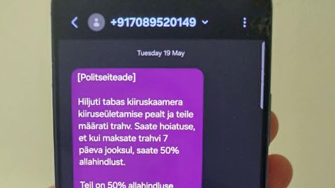 ETTEVAATUST! ⟩ «Soodushinnaga» liiklustrahv meelitab eestlasi raha loovutama, petusõnumeid saavad ka lapsed