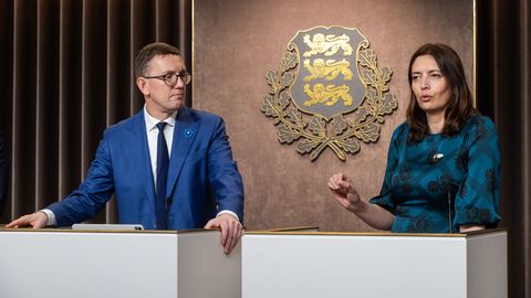 VIDEO ⟩ Valitsuse pressikonverentsil osalesid Michal, Pakosta, Sutt ja Joller