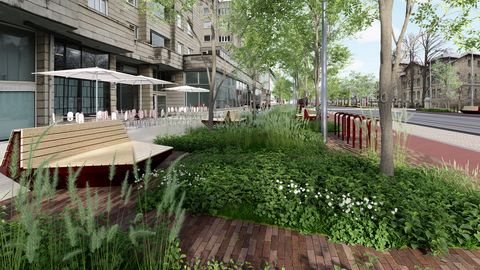 LINNARUUM ⟩ Uus visioon: rohevööndid ja rahustatud liiklus loovad Tallinna Ülikooli ette inimsõbraliku keskkonna