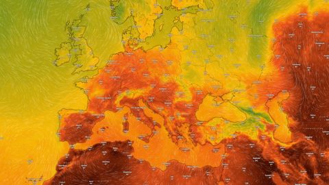 Euroopat tabab kuumalaine ja temperatuurid tõusevad kõrgustesse