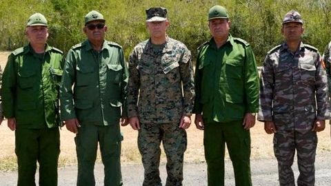 USA ja Kuuba kindralid kohtusid Guantánamo lahe baasis