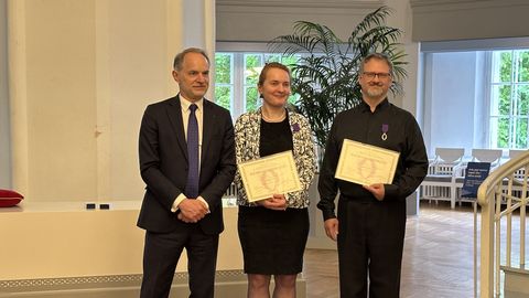 Timo Kikas ja Marge Käsper pälvisid Prantsusmaalt kõrge tunnustuse