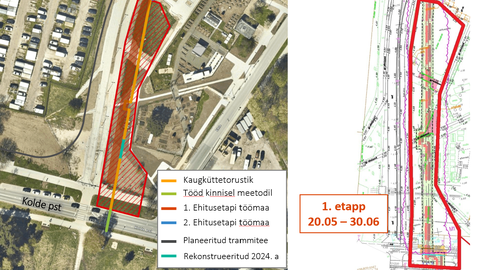 FOTOD ⟩ Vastavatud Tallinna Putukaväil kaevati torutöödeks jälle üles
