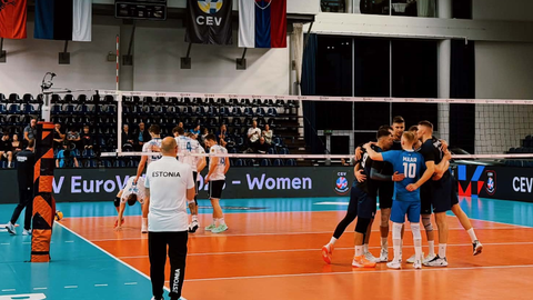 Eesti meeskond alustas Euroopa liigas raske võiduga Slovakkia üle