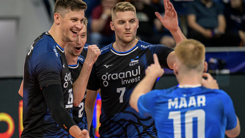 Eesti võrkpallikoondis jätkab Euroopa liigas täiseduga