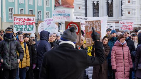 TÜLI TUHA ALL ⟩ Hariduses hõõgub palgapinge