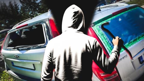 FOTOD ⟩ «Käis kaks kõva pauku, mõtlesin, et keegi lasi relvast...» Kehtna elanikud ärkasid öösel autoklaaside lõhkumise peale