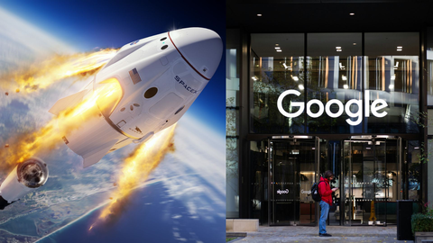 SpaceX sõlmis Googlega gigakasuliku rendilepingu