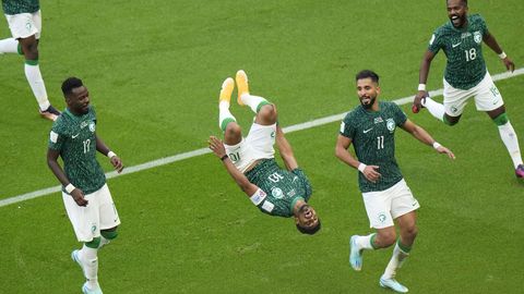 Uruguay päästis tänu hilisele väravale Saudi Araabia vastu viigipunkti