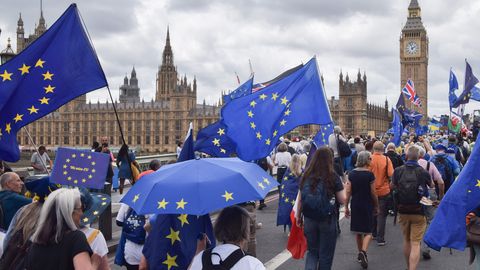 KÜMME AASTAT HILJEM: ⟩ Britid on Brexitis pettunud