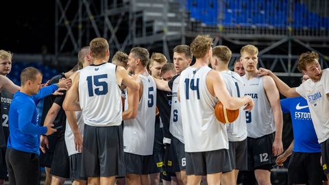 BLOGI JA GALERII ⟩ Eesti koondis võitis Vaaksi vedamisel MM-valikmängude peaproovis kindlalt Lätit