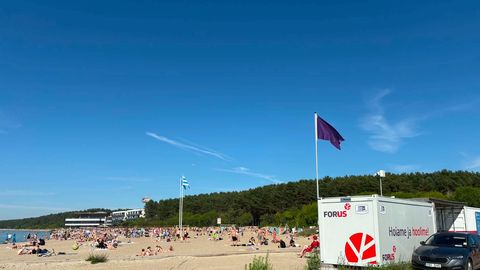 Pirita rannas on sinivetika kahtlus