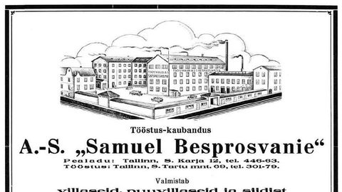 TALLINNA TÖÖSTUSALAD ⟩ Vabrikantide perekond Besprosvanie ehk mille eest Marat vannis surnuks pussitati