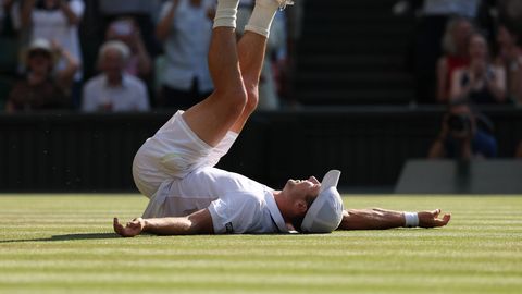Maailma esisajast välja jääv tennisist jõudis Wimbledonis poolfinaali