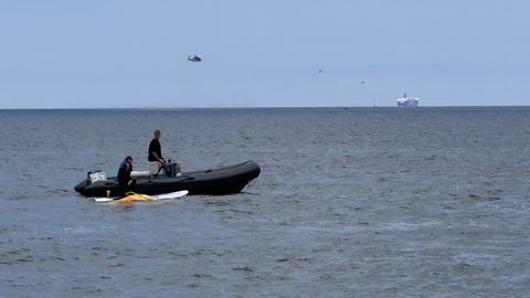 FOTOD JA VIDEO ⟩ Pirita rannas toimub kopteri päästeõppus