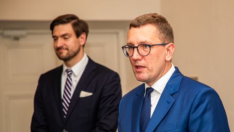 VIDEO ⟩ Valitsuse pressikonverentsil andsid aru Michal, Leis ja Terras