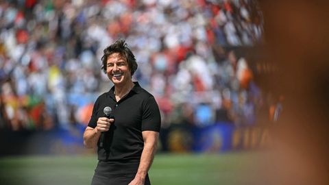 Tom Cruise'i kõne ärritas jalgpallifänne: «Naeruväärne»